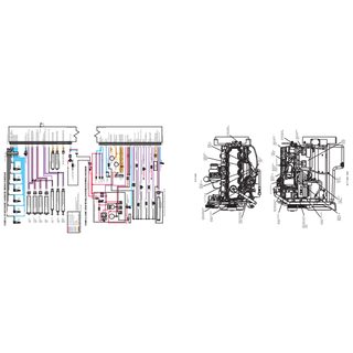 Caterpillar 3126B, 3126E Electrical Wiring Diagram Schematic PDF