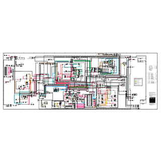 Caterpillar 120H, 135H Electrical Wiring Diagram Schematic PDF