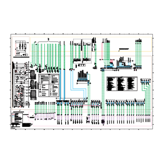 Caterpillar 3600 8RB00806-UP, 6MC00624-UP, 9RC00330-UP Electrical Wiring Diagram Schematic PDF