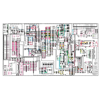 Caterpillar 725, 730 Electrical Wiring Diagram Schematic PDF