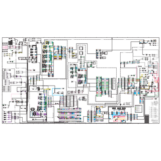 Caterpillar 525B, 535B Electrical Wiring Diagram Schematic PDF