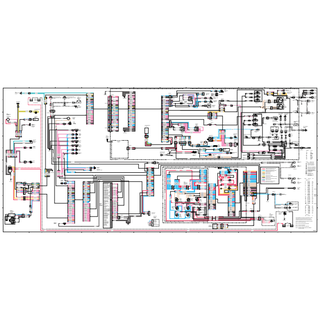 Caterpillar 375, 375 Electrical Wiring Diagram Schematic PDF