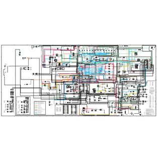 Caterpillar D20D, D250D Electrical Wiring Diagram Schematic PDF