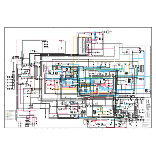 Caterpillar D350E, D400E Electrical Wiring Diagram Schematic PDF